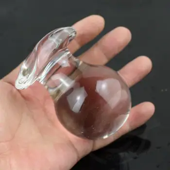 Dia 5 CM Big Glass Anal Butt Plug Anus Expandable Stimulator In Adult Games For Women And Men Gay , Sex Products Adult Toys