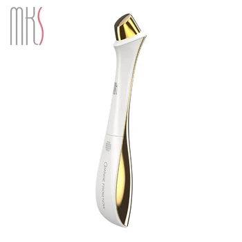 Top quality MKS 24K Gold Head Eye SPA Massager Anti aging Vibration Eye Massager Treatments for Dark Circle Puffiness &Wrinkles
