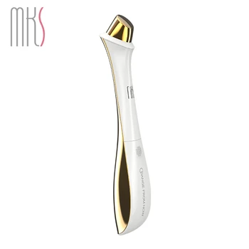 Top quality MKS 24K Gold Head Eye SPA Massager Anti aging Vibration Eye Massager Treatments for Dark Circle Puffiness &Wrinkles