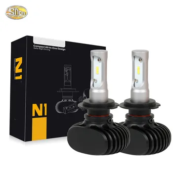 SNCN 2PCS 4000LM High Brightness LED Headlight for Audi Q7 2006~2013 Car Head Light Conversion Kit Auto Bulbs