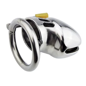 Adult Sex Toys Top Quality Stainless Steel Chastity Cage Cock Lock Male Penis Metal Device SM Sex Toy Adult Product for Men G117