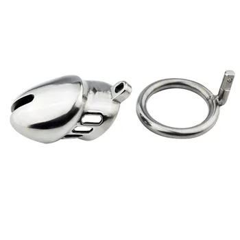 Adult Sex Toys Top Quality Stainless Steel Chastity Cage Cock Lock Male Penis Metal Device SM Sex Toy Adult Product for Men G117