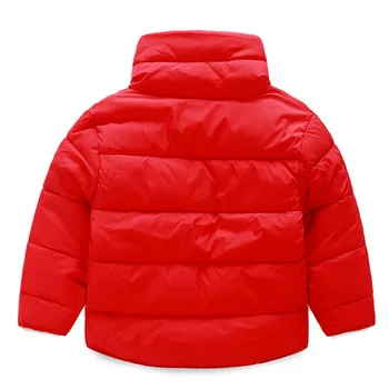 New boy girl children turtleneck cotton-padded clothes winter Korea children's clothing with thick cotton-padded jacket coat