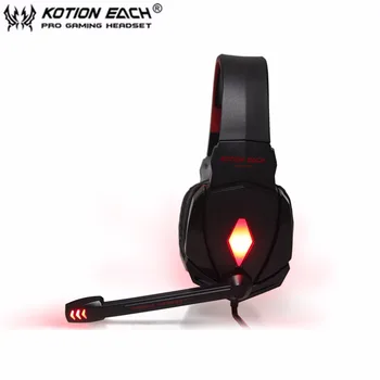 New EACH G4000 Stereo Gaming Headphone Headset Headband With Mic Volume Control For PC Game CF LOL Gaming Headset