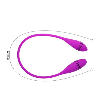 Pretty Love 7 Speed Silicone Snaky Double Vibration,USB Rechargeable,G-spot Vibrator Bullet Adult Sex Products for Couple Toys