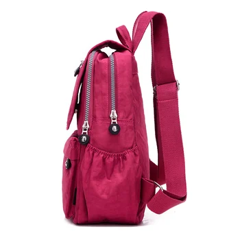 Preppy Style Women Backpack Waterproof Nylon Backpack Lady Women's Backpacks Female Casual Travel Bag Mochila Feminina F98