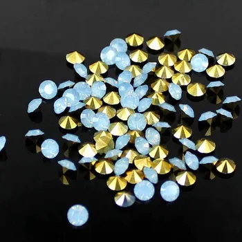 Pointback Rhinestones ss6 2.0mm 14400pcs Round Resin Pointback Rhinestones For Jewelry Making And Nail Decals 6 Color For Choose