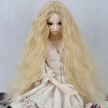 1/3 1/4 1/6 BJD SD doll wigs in long curly hair