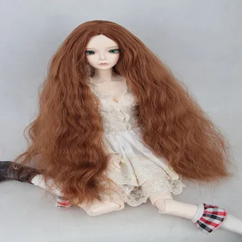 1/3 1/4 1/6 BJD SD doll wigs in long curly hair