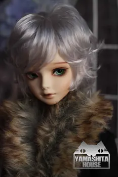 Uncle 1/3 1/4 bjd wig silver Knights of England volume mohair wig- spot