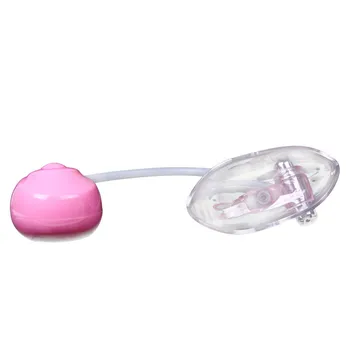 BAILE Electric Automatic Clitoral Pump With Rabbit Vibrator Oral Sex Toys Stimulation Sex Products For Women