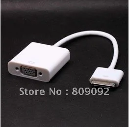 Dock Connector for Apple New iPad 3rd to VGA Adapter Cable HDTV LCD