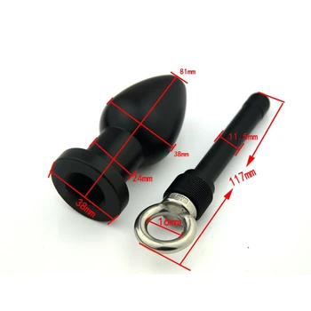Stainless Steel Flushable Anal Hole Plugs Ring Handheld Rinse Anus Metal Butt Plug Sex Toys for Gay Prostate Massager Anal Toys
