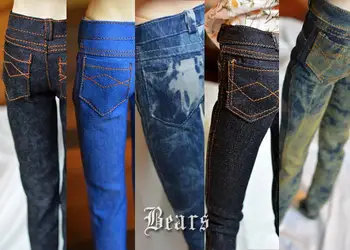 1/3 BJD Doll clothes bjd jeans universal denim trousers - 4 colors