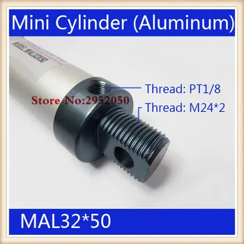 Barrel 32mm Bore 50mm Stroke MAL32*50 Aluminum alloy mini cylinder Pneumatic Air Cylinder MAL32-50