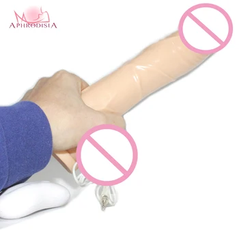 Aphrodisia brand9.8 Inches Huge Vibrating Dildo With Suction Cup G Spot 10speeds Vibrator Sex Toys for Woman Sex Products Erotic