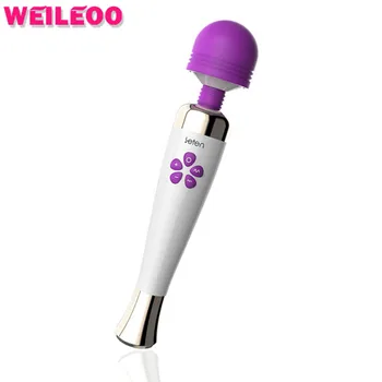 Leten 10 speed large size magic wand massager wand vibrator adult sex toys for woman vibrators for women sex toy vibrador