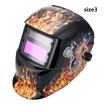 Solar Powered Auto Darkening Welding Helmet Protection Grinding Lens TIG MIG Welding Mask Cap Sale for Welder
