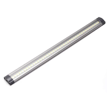 New SMD3528 80cm Long 8w Aluminum LED Light 12v Led Linear Cabinet Lamp Kitchen Lighting Fixture 2pcs/lot