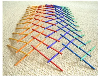 Sticks Leonardo wooden children logic game Da Vince building structure theory