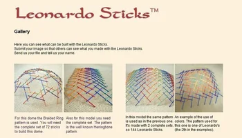 Sticks Leonardo wooden children logic game Da Vince building structure theory