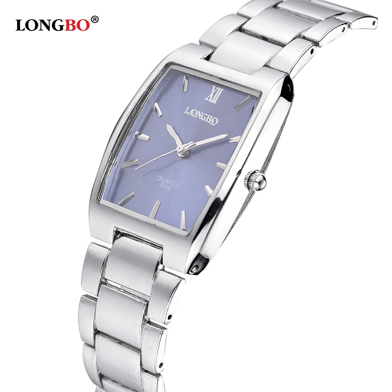 LONGBO Brand Men Women Brief Casual Quartz Crystal Wrist Watches Luxury Brand Quartz Watch Relogio Feminino Montre Femme 8496