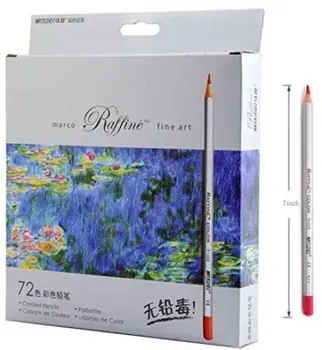 Fine Art 24/36/48/72 Color Fine Art Drawing Oil Base Non-toxic Colored Pencils Crayons Set For Artist Sketch New