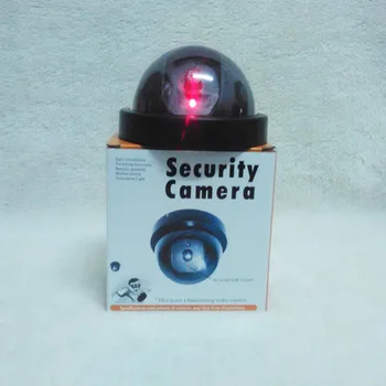Fake Camera AA Battery for Flash Blinking LED Dummy Security Camera Dome CCTV Camera surveillance camaras de seguridad