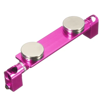 1pcs Alloy Invisible Stealth Body Post Strong Magnetic For RC 1:10 Model Car Pink Color