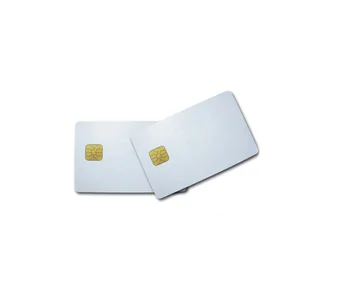 10pcs/lot white PVC Blank card SLE 4428 chip contact IC smart Card