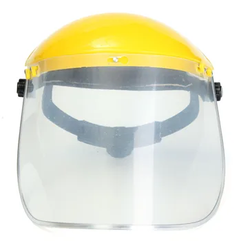 Adjustable Clear Face Mask Shield Visor Safety Workwear Eye Protection Gardening