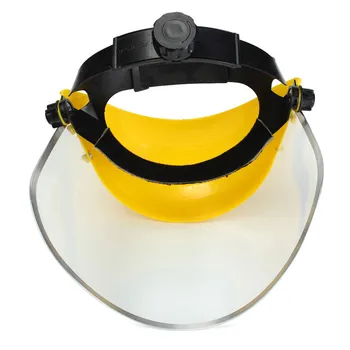 Adjustable Clear Face Mask Shield Visor Safety Workwear Eye Protection Gardening