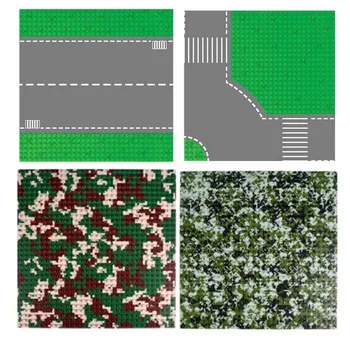 City series military Bricks Building Block DIY Baseplates Subgrade Dots Base plate toys Compatible with major brand blocks