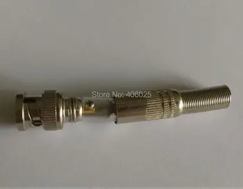 Video Connector with Screw free Welding without Welding for RJ59 Cable 75-3/75-4/75-5 Video Cable Adapter for CCTV Camera