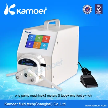 Kamoer Lab small flow rate peristaltic pump(Tube+Rack+Foot switch+Liquid Sensor +Temperature Sensor)