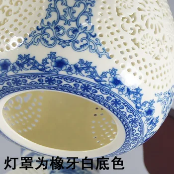 Ceramic glass pendant lamps arrival chinese style lighting lamps classical ceramic Living Room Restaurant Vill pendant lights za