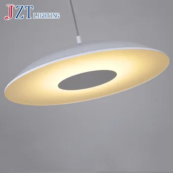 T Fashion UFO Creative 1 light LED Pendant Light Modern Simple Circular Lamps For Bar Study Room Home Lighting Remote Control