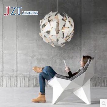 T European style Creative Circular Modern Pendant Light Luxury Simple LED Lamps For Living Room Bedroom Restaurant Home DHL Free