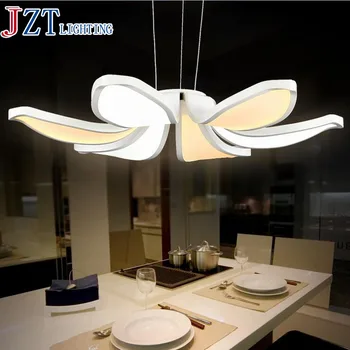 M Fashion Living Room Dining Room Foyer Lights Hanging Pendant Lamp Adjustable Light Acrylic Pendant Light Led Lamp Circle