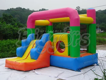 BY SEA Commercial Inflatable Trampoline Inflatable Bouncer With Inflatable Slide