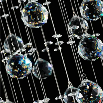 J Price crystal absorb dome light Led circle lamp k9 crystal lamps brightness fashion ceiling light mordern chandelier