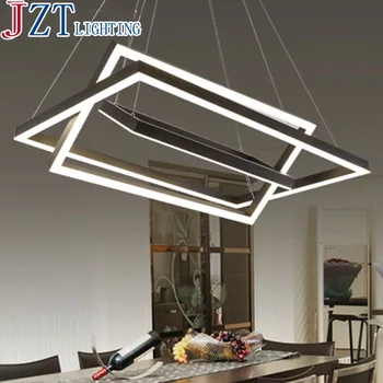 M 3/5 Rectangular Frame Creative Iron Acrylic Office Lighting Living Room Lights Restaurant Modern Minimalist Personality Lamp