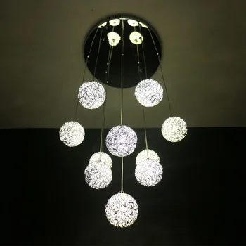 T Aluminum Circular LED Pendant Light Fashion Modern Home Lamps For Livingroom Bedroom Restaurant Dining Room DHL Free