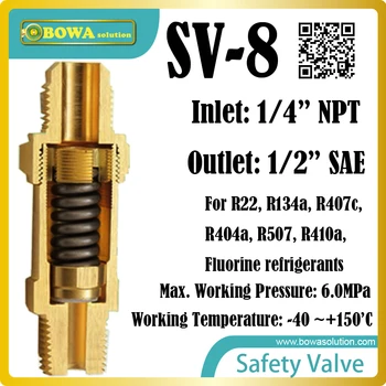 The pressure relief valves are designed specifically for use with double safety valve systems, replace DSV1 and DSV2 valves