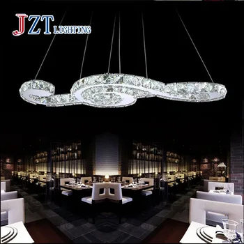 T Modern Creative Music Note Pendant Lights Simple Fashion Crystal Lamp for Bar Restaurant Coffee Shop Sitting Room
