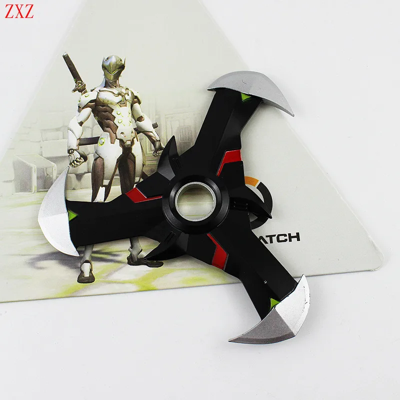 Ninja rotating darts OW Two kinds of style 9.7cm Metal genji darts toy model A favorite of gamers Collection decortion cosplay