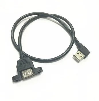10pcs USB Male to Famale Cable USB Extension Cable Computer Motherboard Panel Mount USB Tailgate Cable With Screws