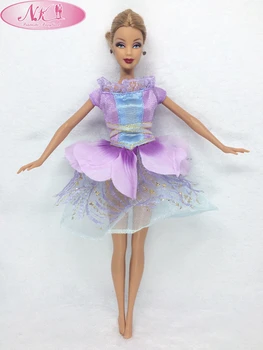 NK One Pcs Original Doll Dress Fairy Tale Outfit For Barbie Mariposa Doll Butterfly Fairy Friend' Dress Gift For Child