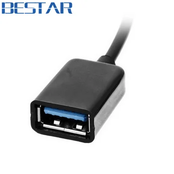 USB-C USB 3.1 USB3.1 USB Type C to USB 2.0 Data Charger Cable & OTG Cable Kit for Cell Phone & Tablet Black