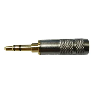 1pcs New Gold plated Stereo 3.5mm 3 Pole Repair Headphone Jack Plug Cable Audio